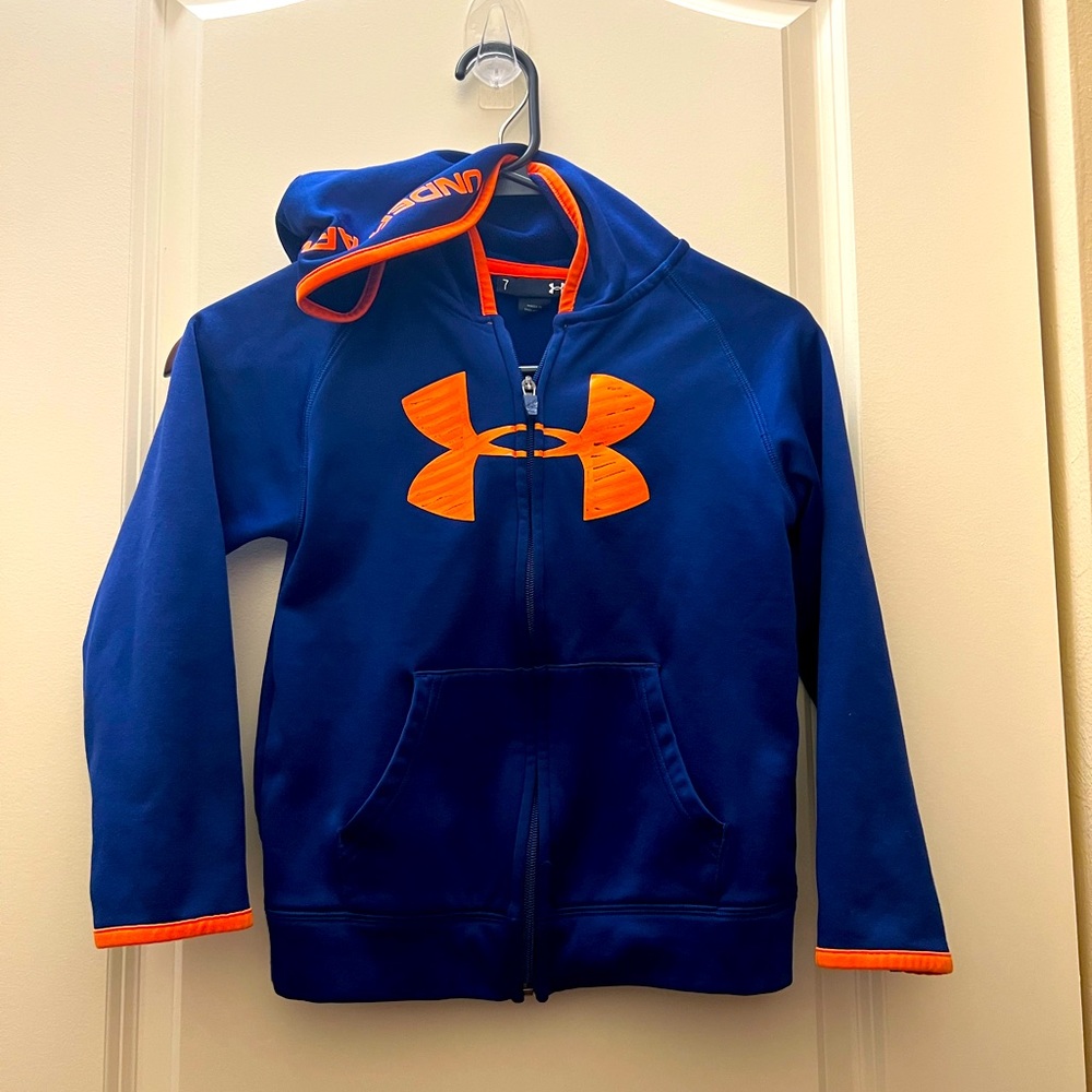 Under armour Sz 7 hoodie with zipper